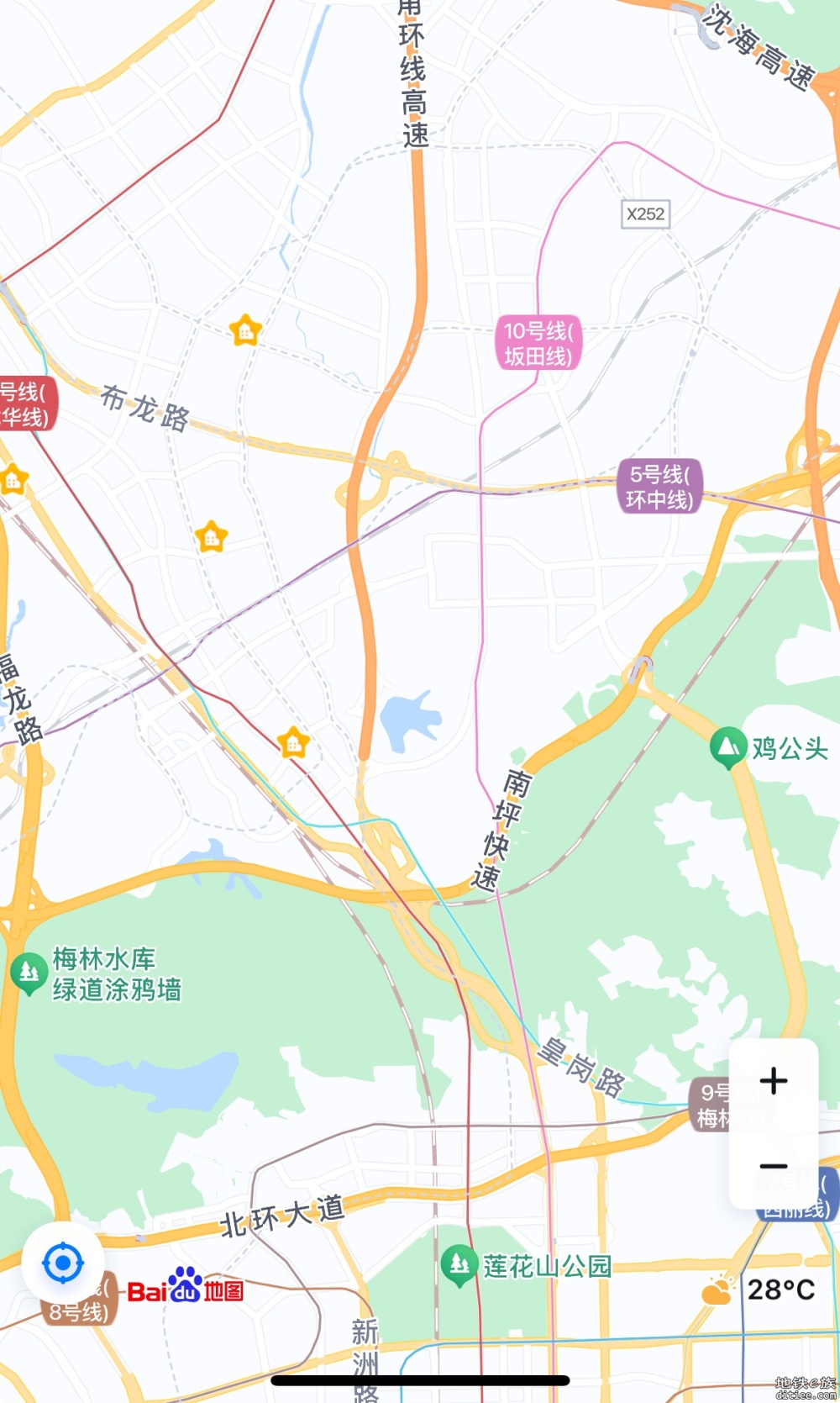 百度地图一口气更新19,27,29，在建线路标识仅供参考