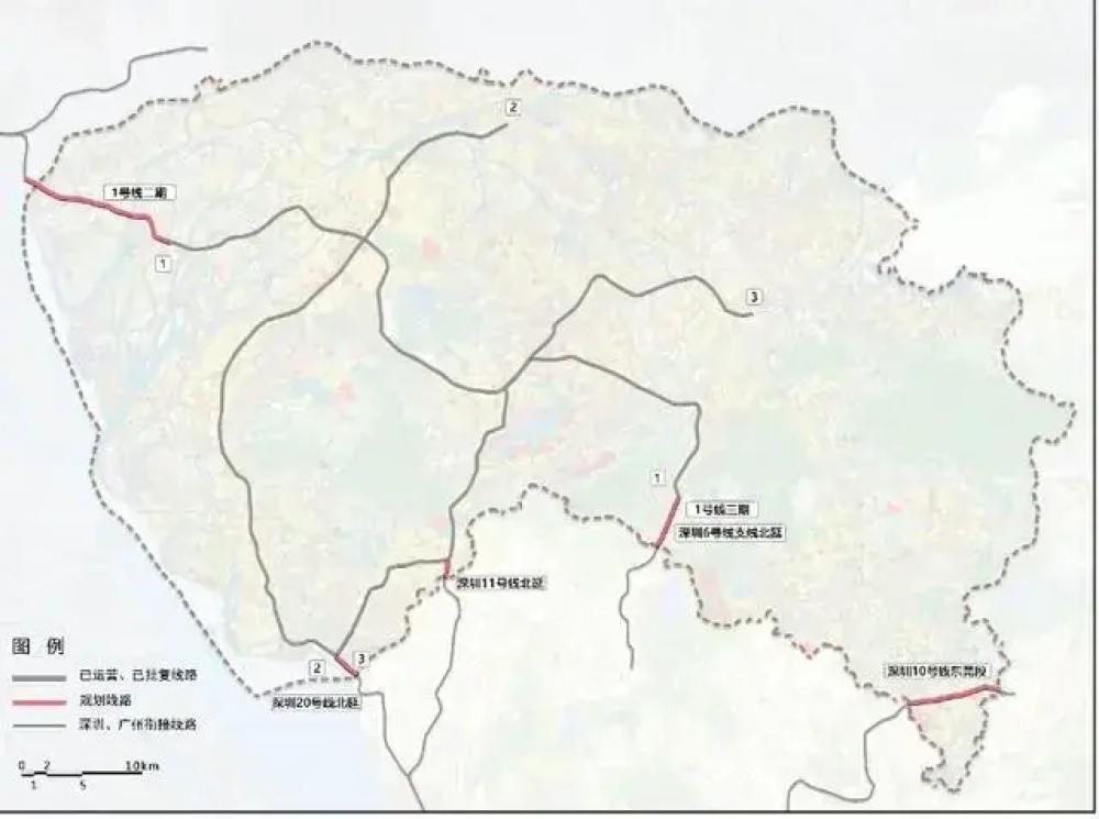 新版深圳地铁真实比例图及官方线路图（20240915v12.1更新）