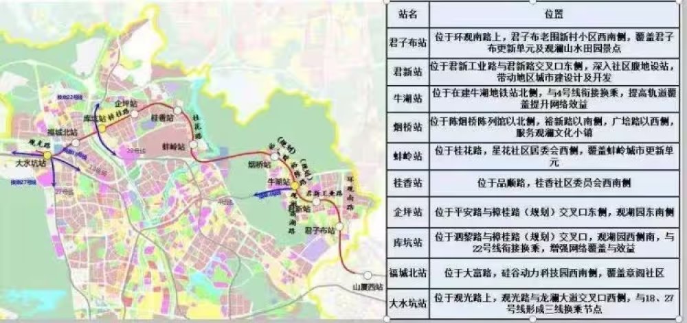 新版深圳地铁真实比例图及官方线路图（20240915v12.1更新）