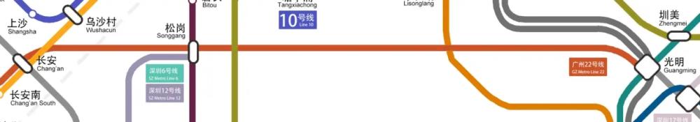 东莞地铁深铁风格线路图出炉（20240915v1.6更新）
