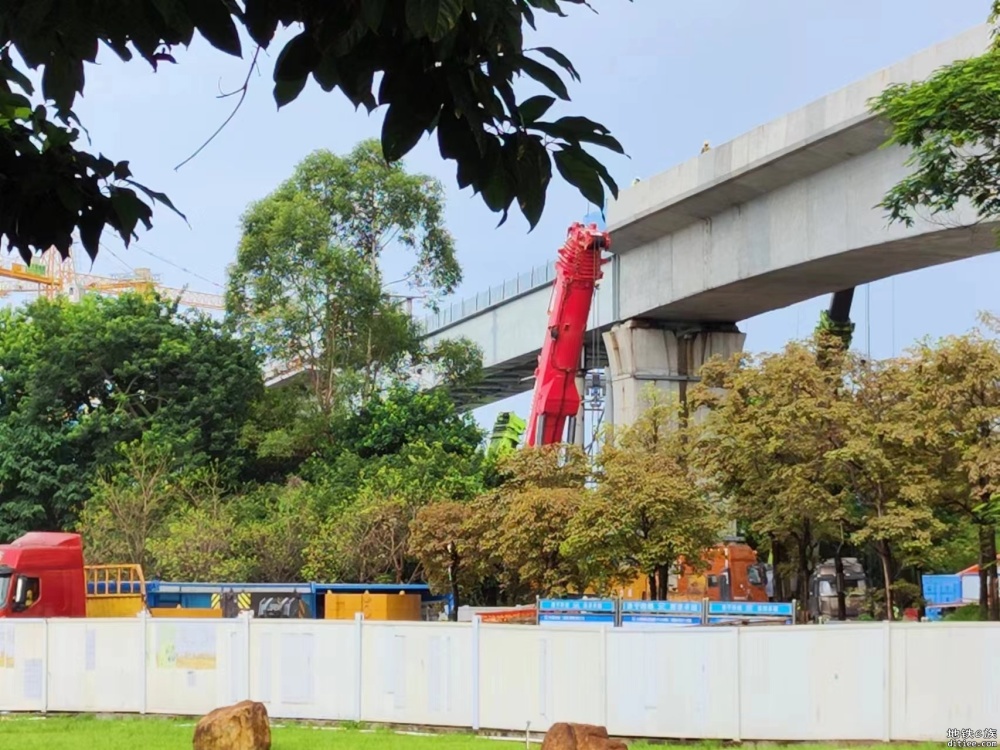 1号线高架桥跨广深道滘立交桥段随拍（2024年6月29日）