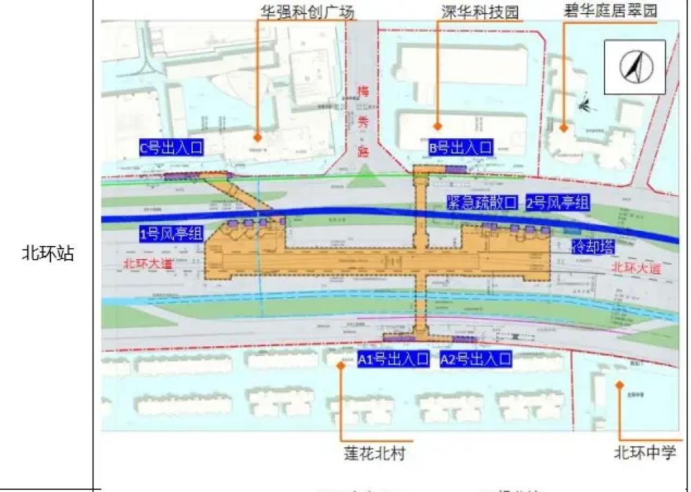 新版深圳地铁真实比例图及官方线路图（20240915v12.1更新）