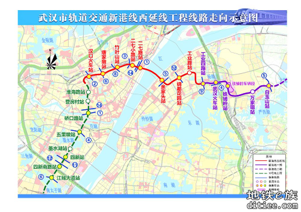 北洋桥站在武汉一张图、地铁官网已消失