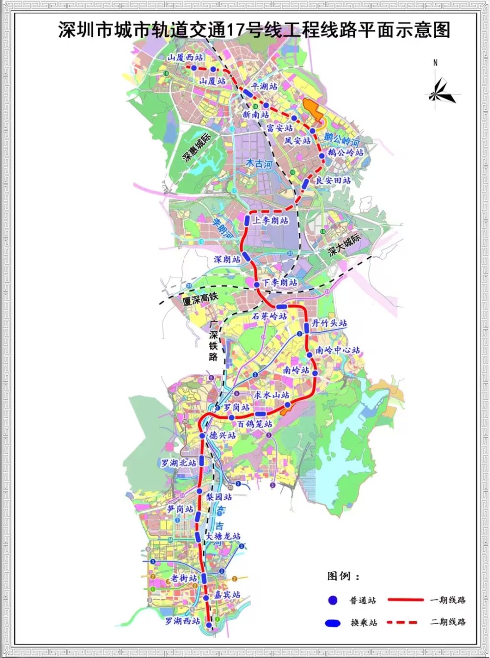 新版深圳地铁真实比例图及官方线路图（20240915v12.1更新）