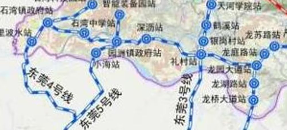 东莞地铁深铁风格线路图出炉（20240915v1.6更新）