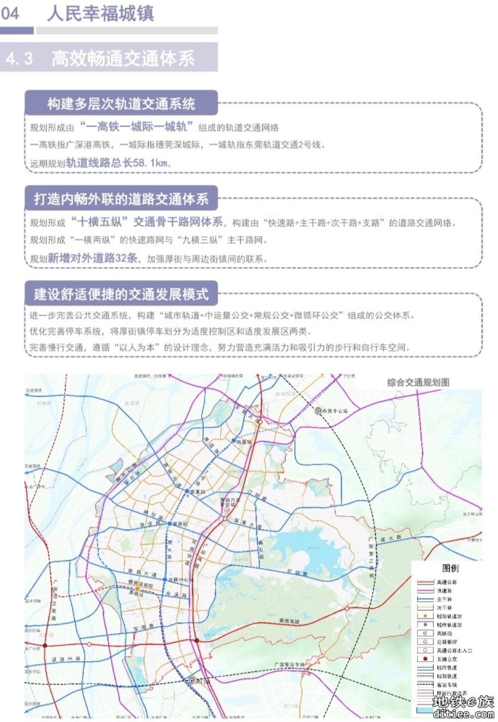 东莞各镇街有关（2021-2035）国土空间规划轨道交通层图片汇总