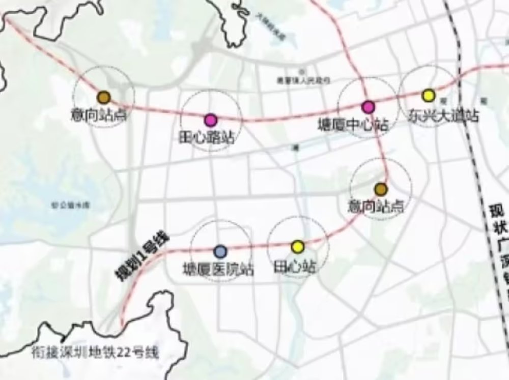 东莞地铁深铁风格线路图出炉（20240915v1.6更新）