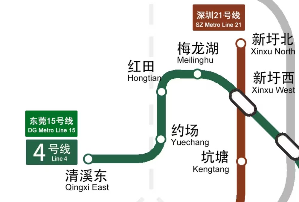 惠州地铁深铁风格线路图出炉，持续更新