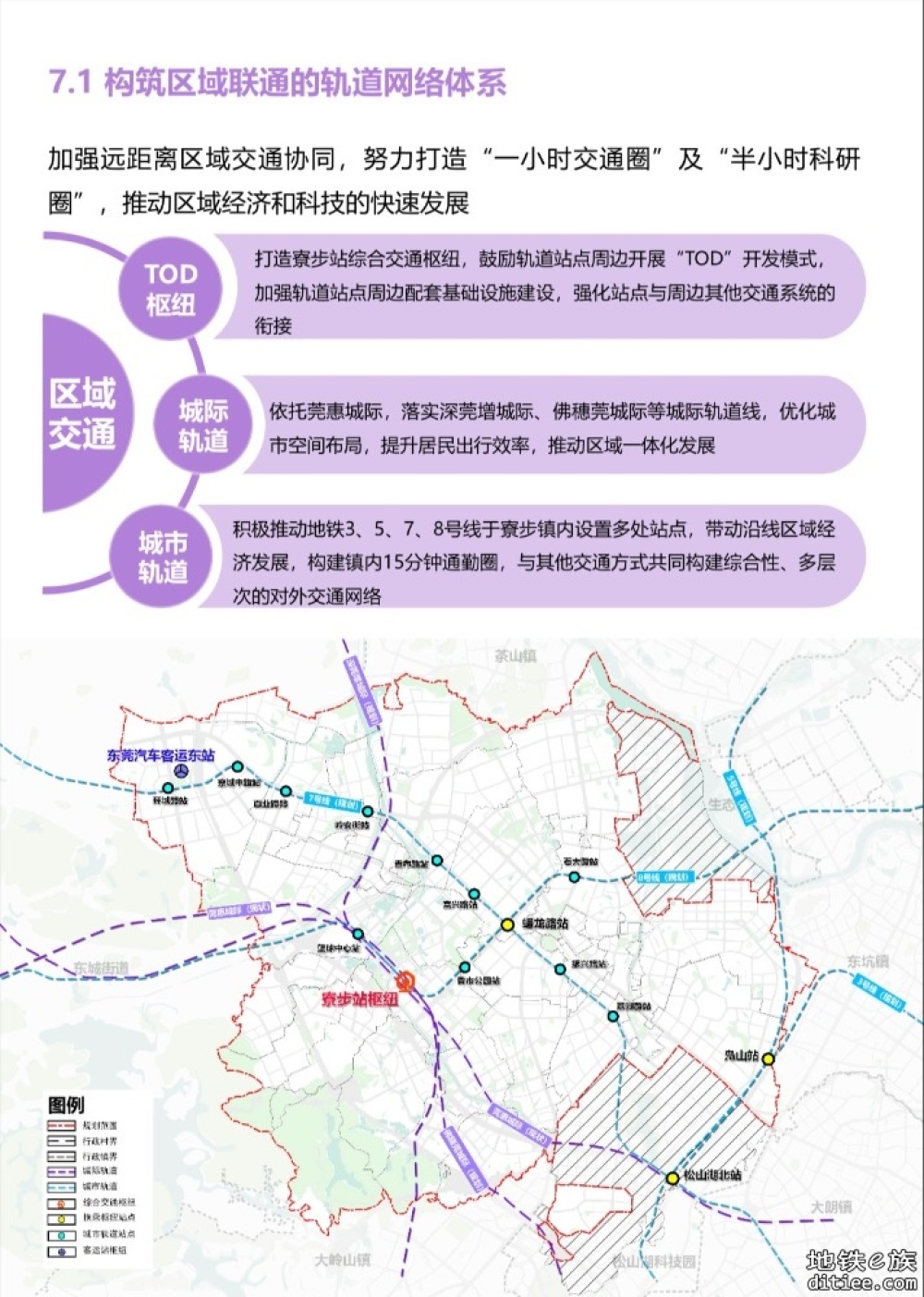 东莞各镇街有关（2021-2035）国土空间规划轨道交通层图片汇总