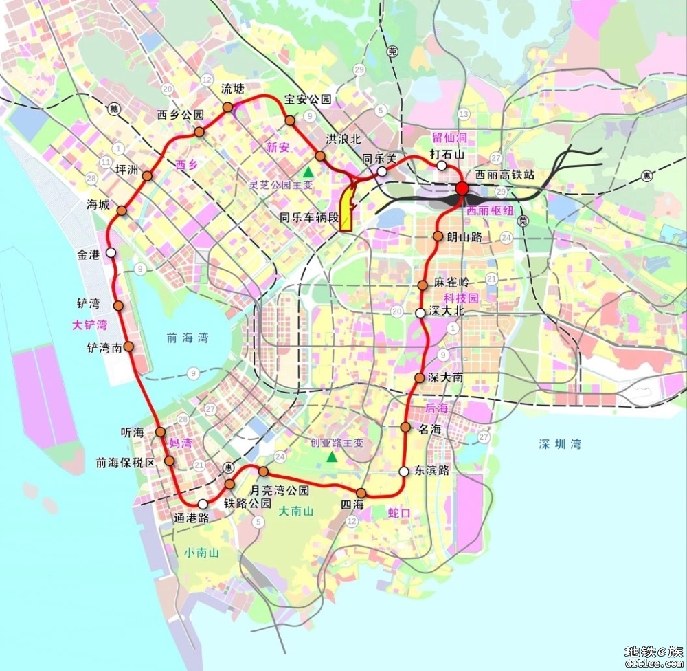 15号线 宝安公园站、洪浪北站、海城站建设近况