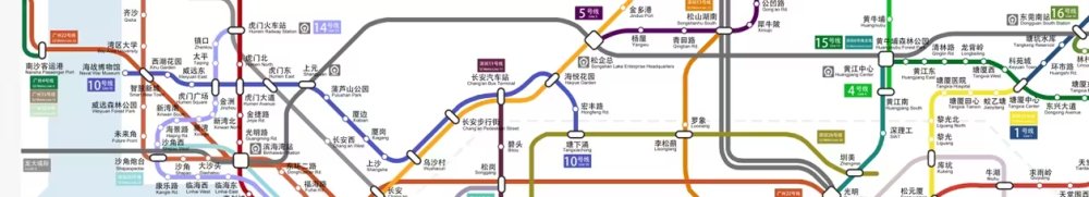 东莞地铁深铁风格线路图出炉（20240915v1.6更新）