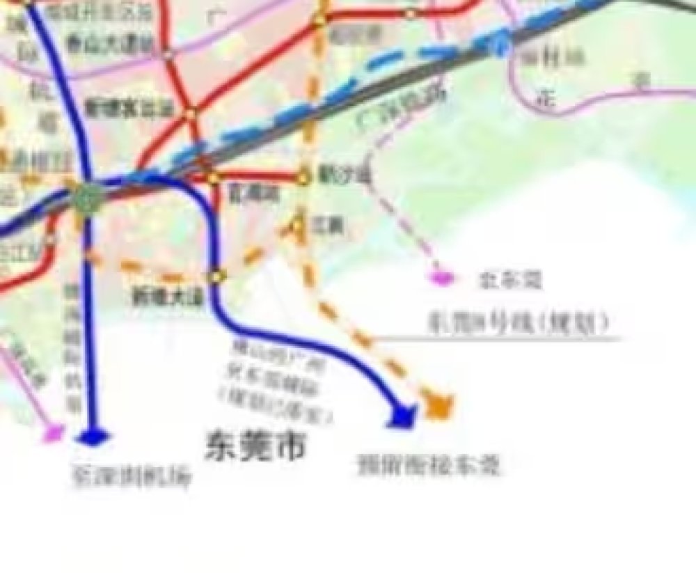 东莞地铁深铁风格线路图出炉（20240915v1.6更新）