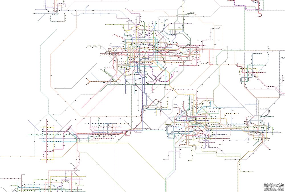 2050京津冀轨道交通线网规划图Ver.4734