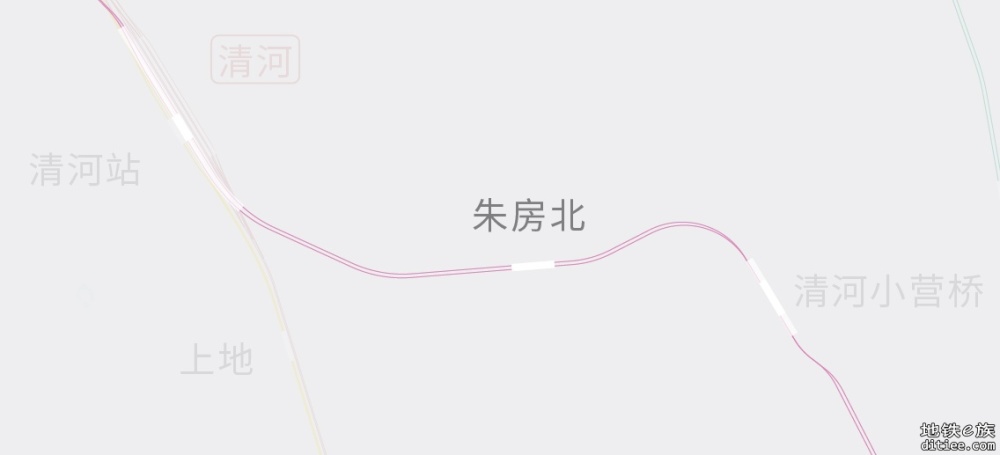 北京地铁昌平线朱房北站