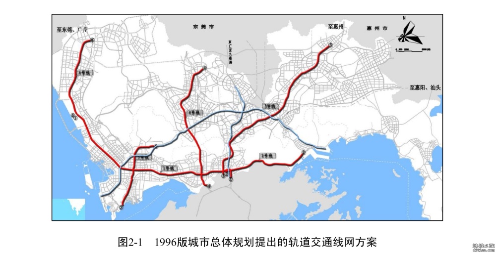 深圳地铁早期规划图集，持续更新