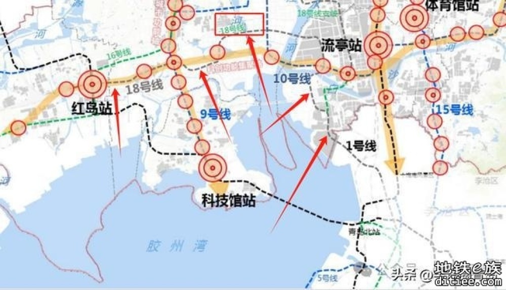 青岛地铁18号线这一区域走向大曝光