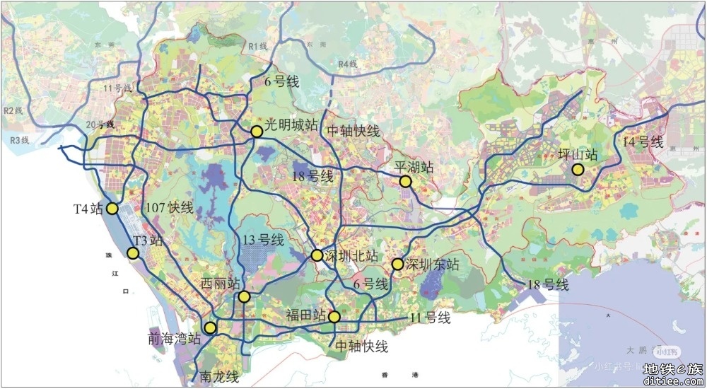深圳地铁早期规划图集，持续更新