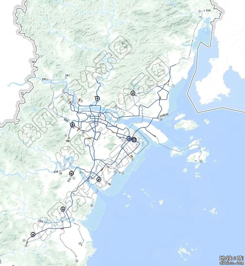 最新官方地铁规划出炉，规划12条轨道交通