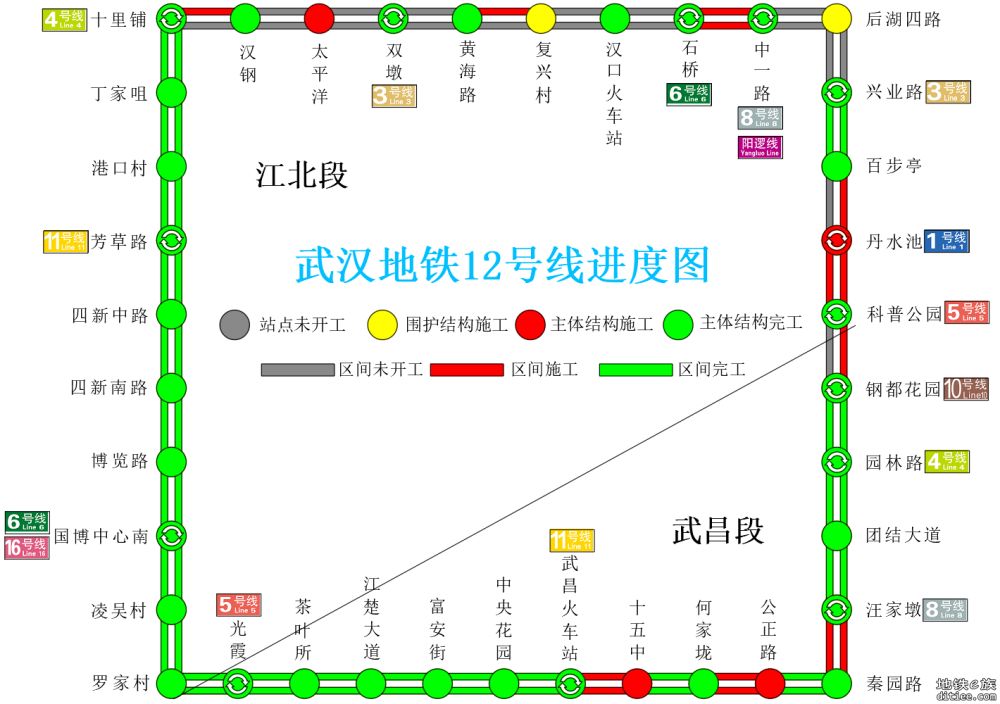 武汉地铁线路建设情况2024