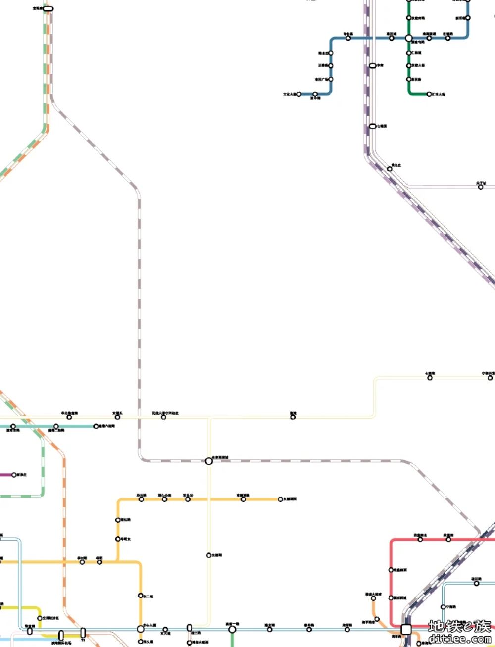 2050京津冀轨道交通线网规划图Ver.4739