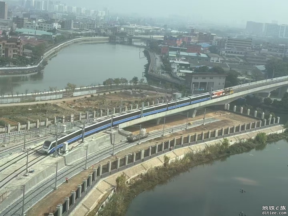 东莞地铁一号线首段热滑及首段送电公告