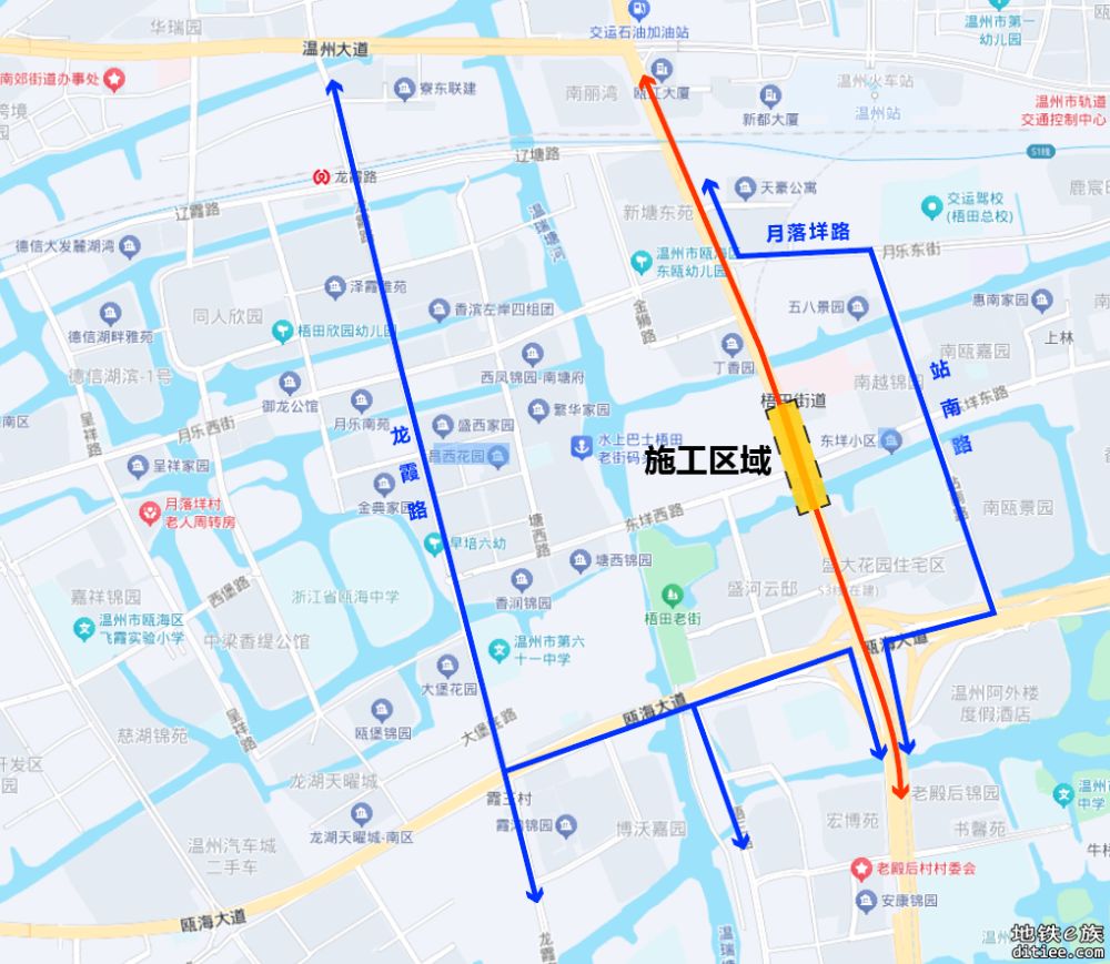S3线SG2标段梧田段中低压电力管线迁改工程进场施工