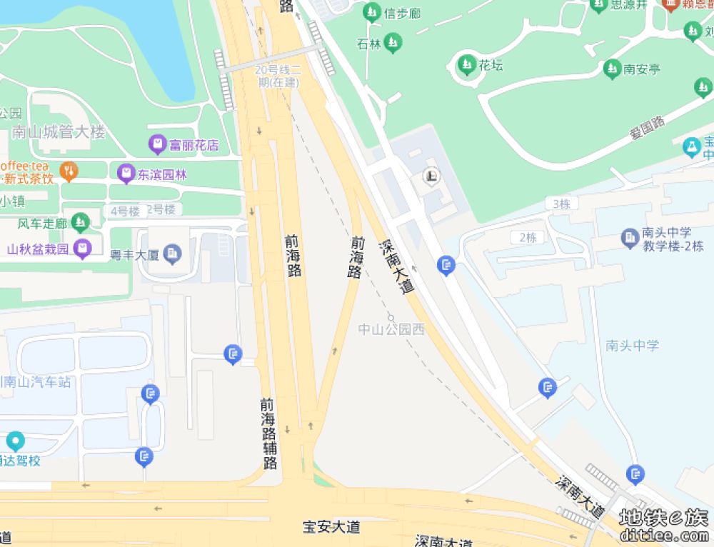 中山公园西 进展图
