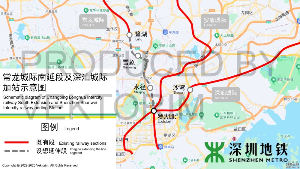 时隔一年，再次推测罗湖至清溪城际线位及其比选