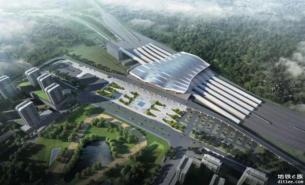 这座火车站，正式开工建设
