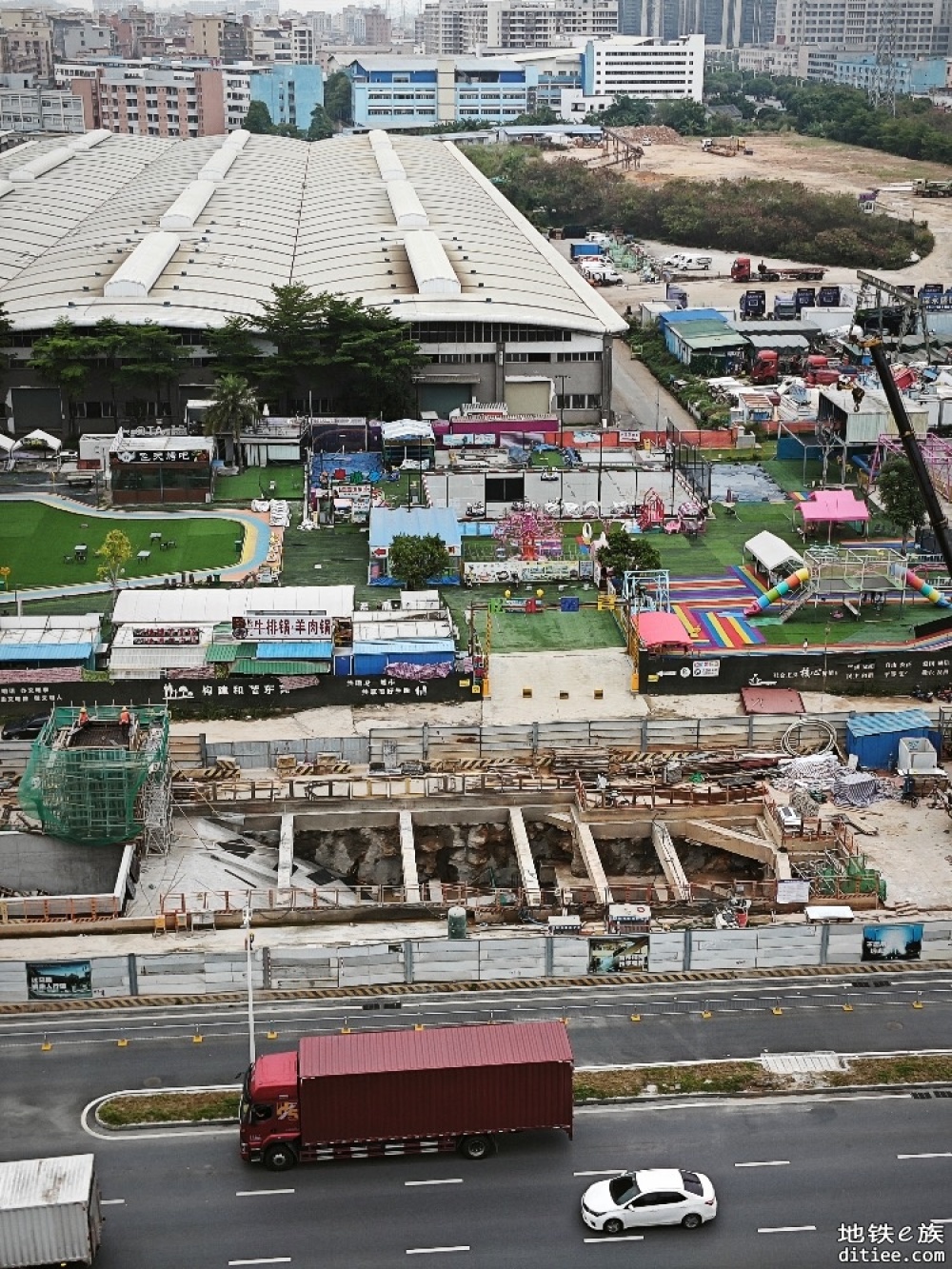 东莞地铁一号线4月份进度图汇总