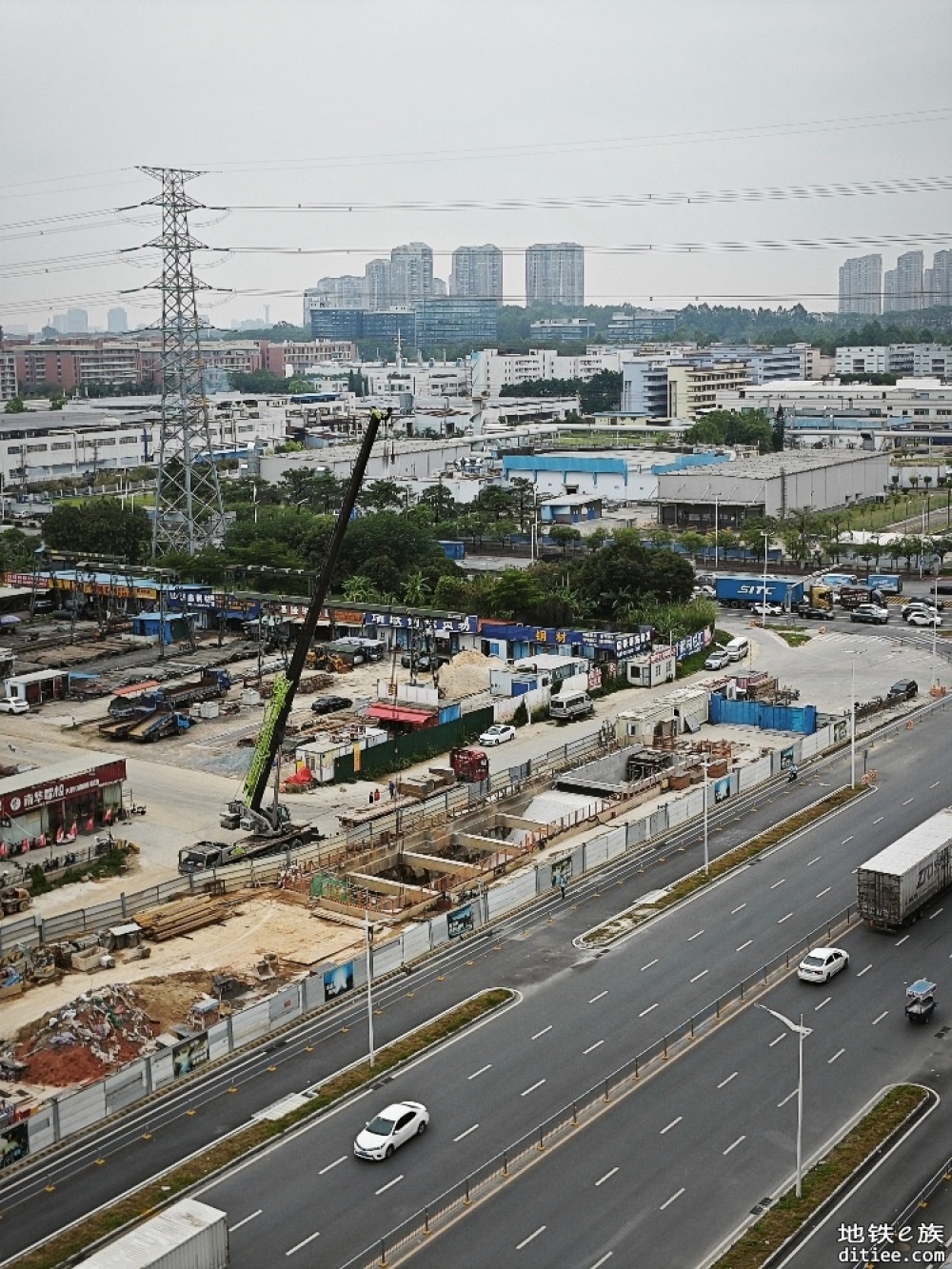 东莞地铁一号线4月份进度图汇总