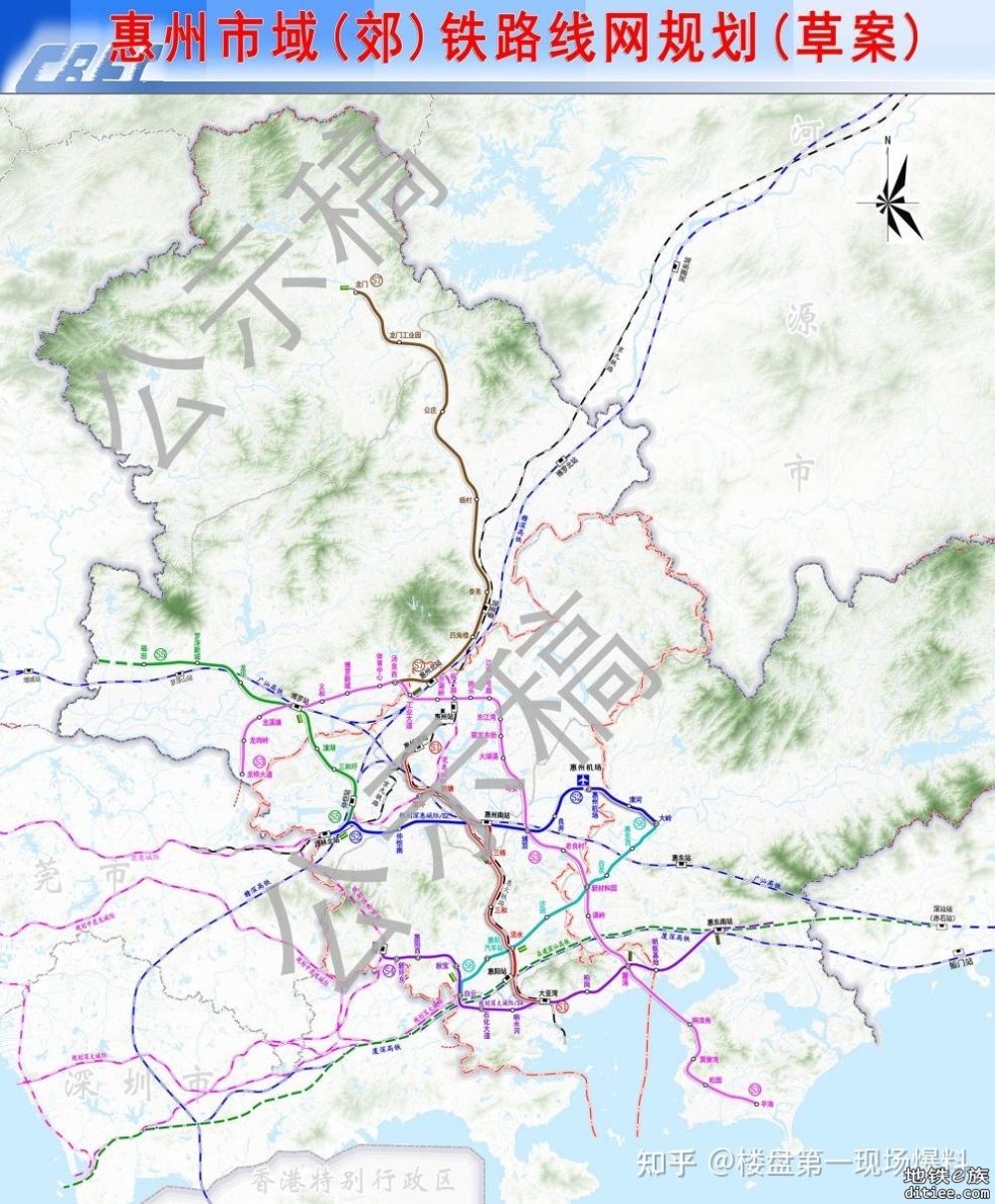 设想深铁城际替代惠州市域快线