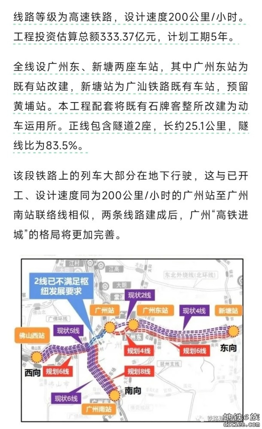 年内动工！广州“高铁进城”又进一步