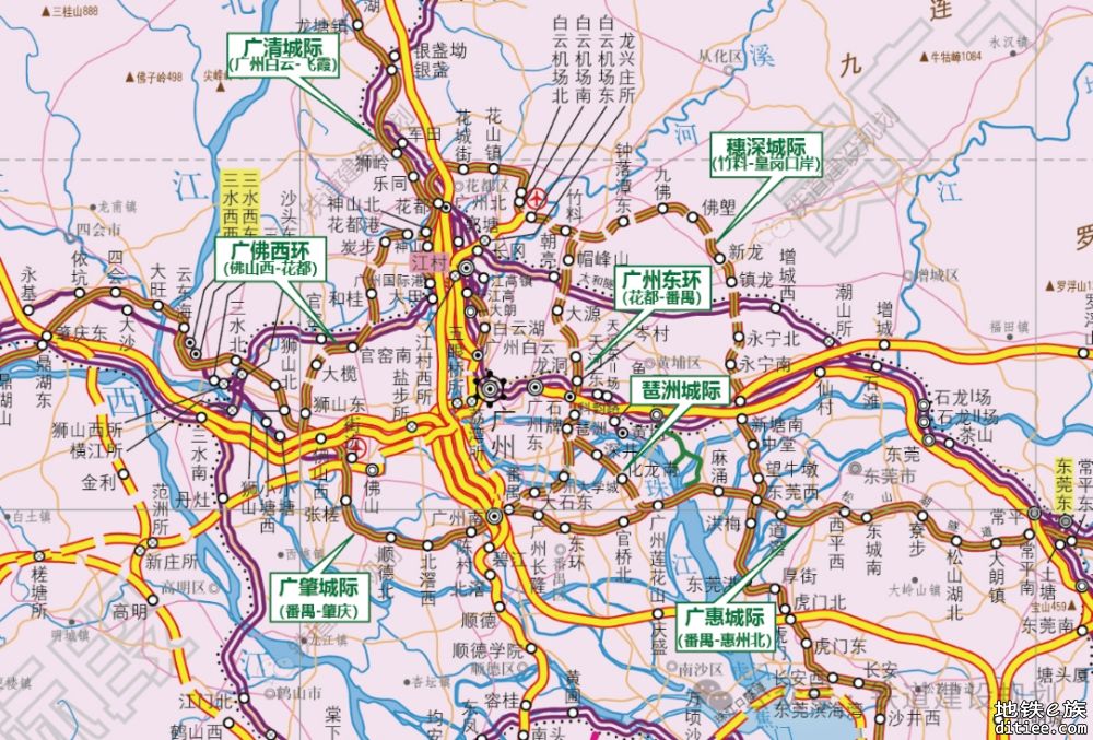 珠三角城际四条新线，进入通车倒计时