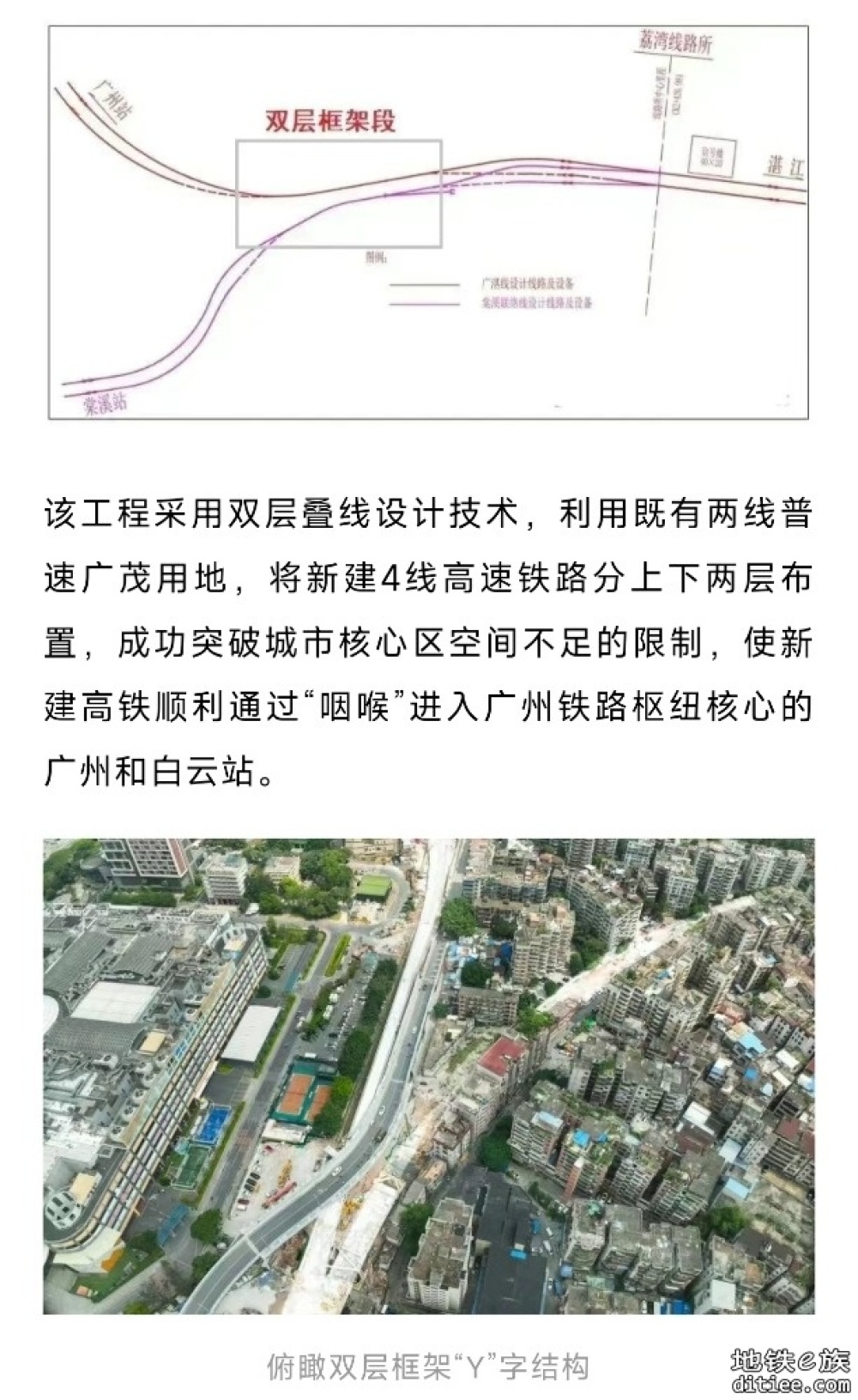 广州⇌湛江高铁，广佛段双层框架主体完工