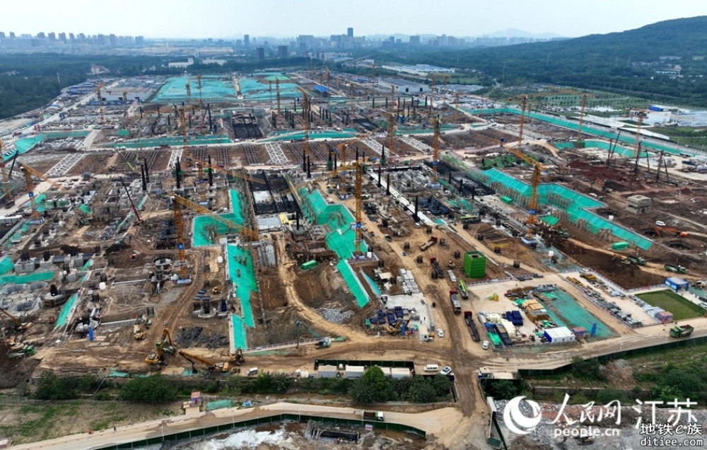 南京北站施工场景