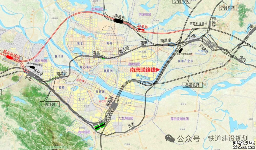 南昌东站、南昌西站明年将实现贯通