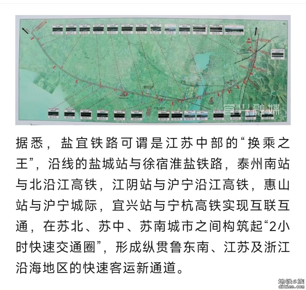 盐泰锡常宜铁路宜兴段正式动工