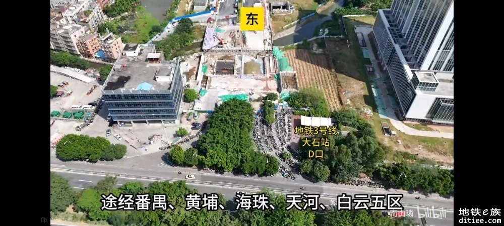 大石站和大石东站有没有地下换乘通道？