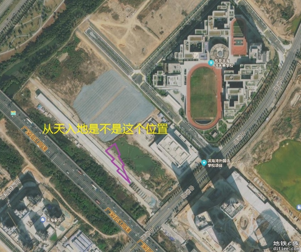 深江铁路从天入地是不是这位置？