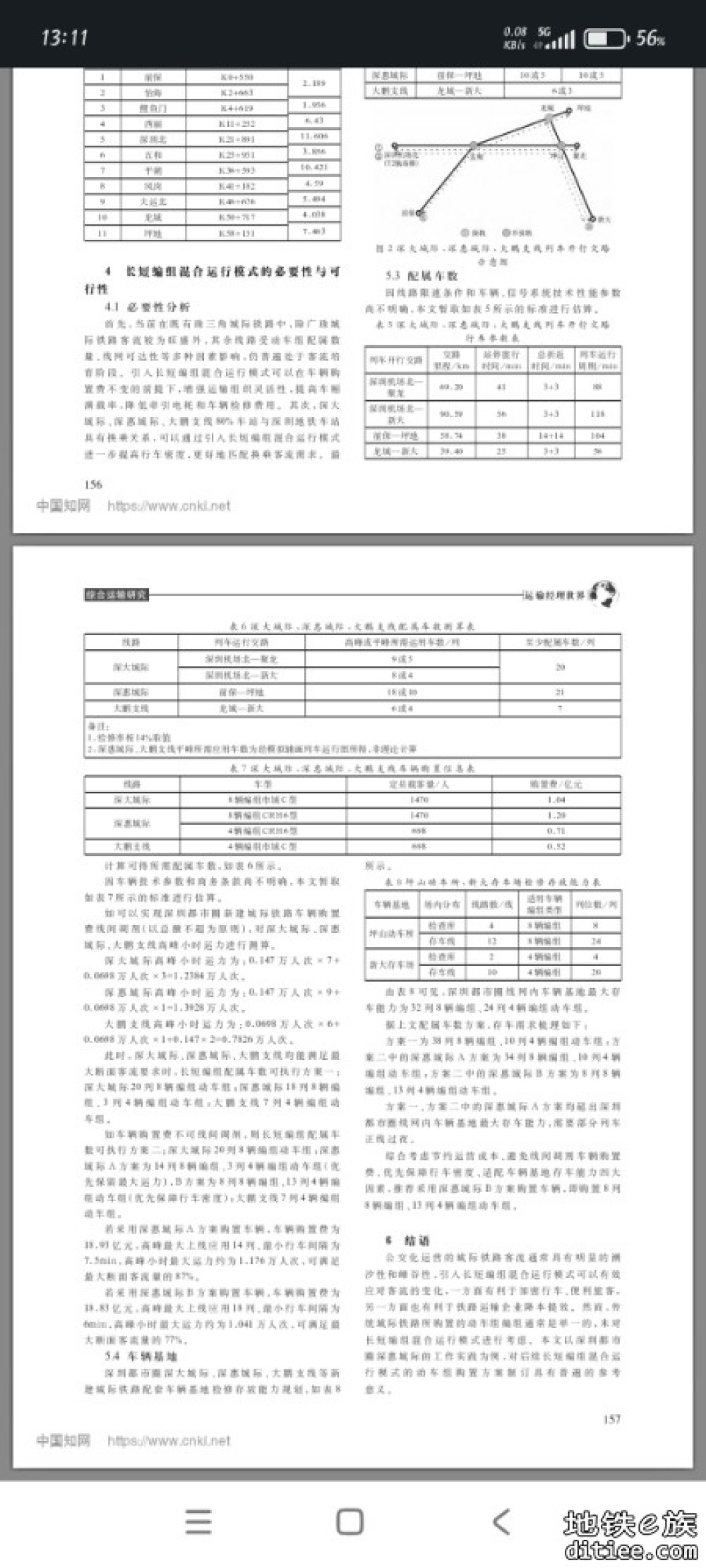 深惠城际铁路长短编组混合运行模式的 动车组购置方案研究