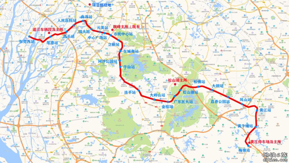 东莞地铁1号线东城南站附属结构2号换乘通道顺利封顶