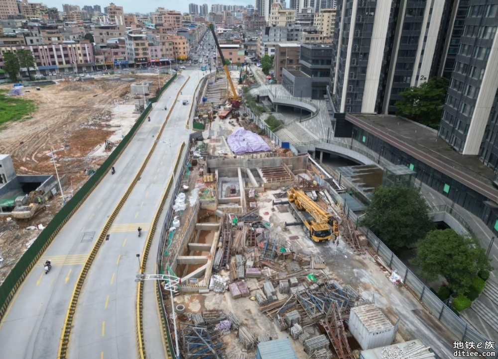 东莞地铁一号线6月进度图汇总