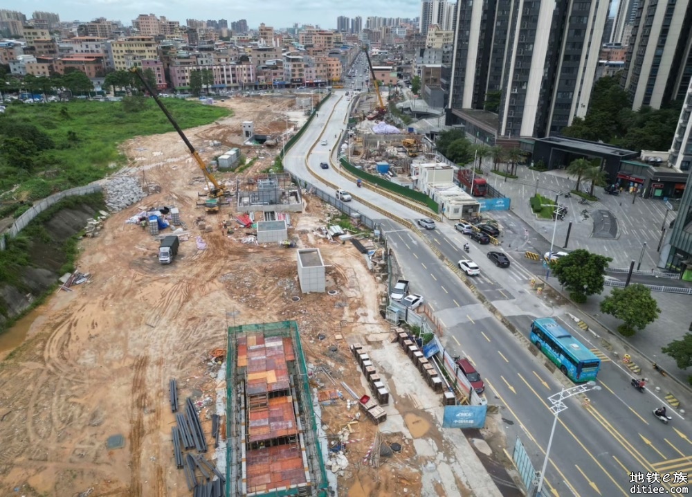 东莞地铁一号线6月进度图汇总