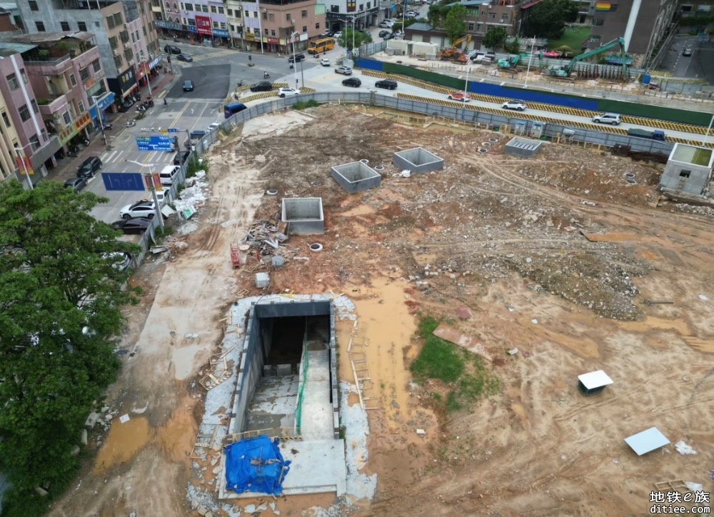 东莞地铁一号线6月进度图汇总