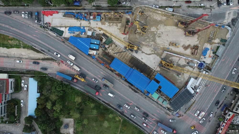 8号线北延段凤翔路-江高区间中间风井围护结构地连墙完工