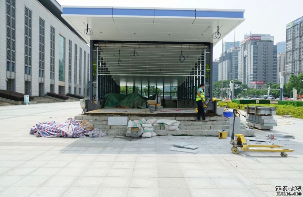 东莞地铁一号线7月份进度图汇总