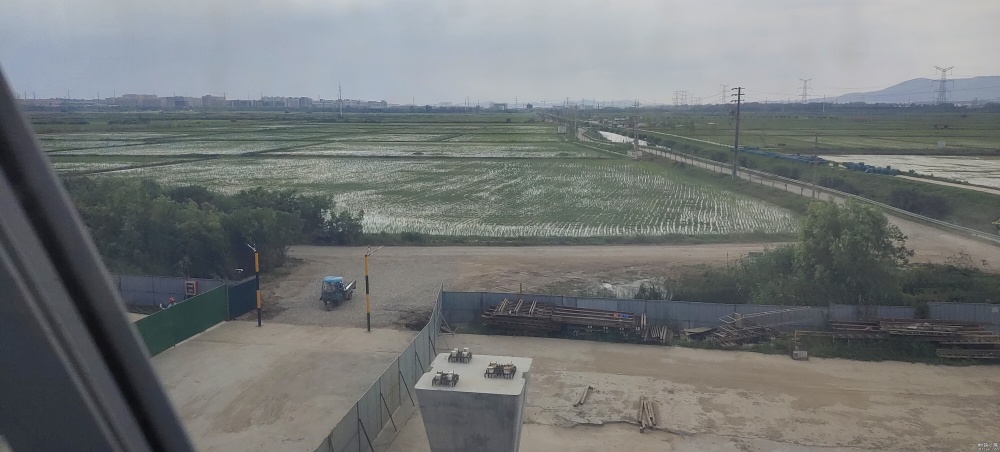 马骡圩站改造现场