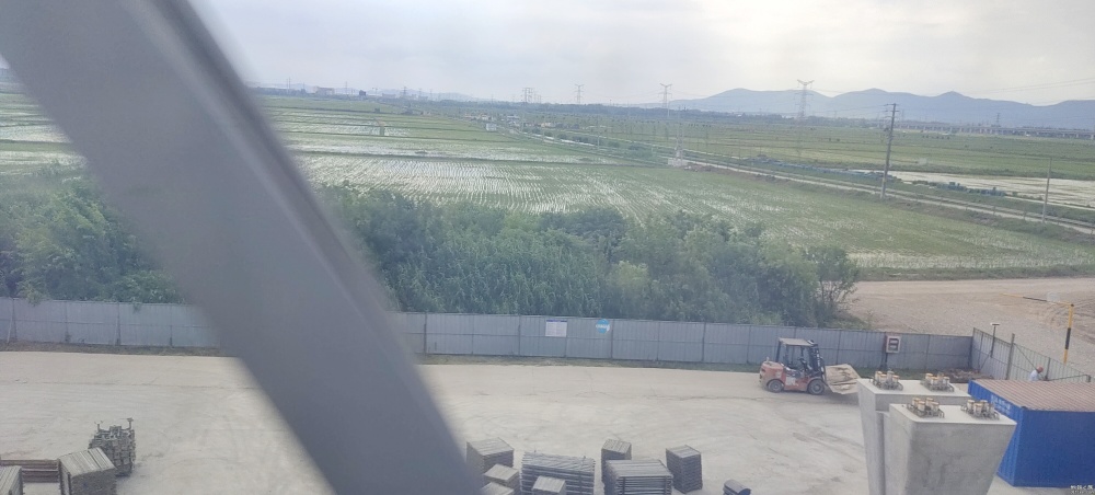 马骡圩站改造现场