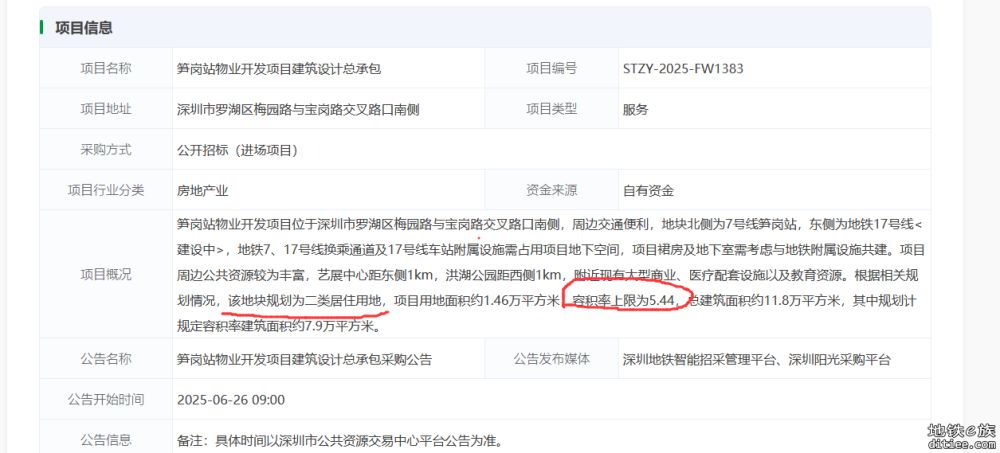 17号线笋岗站要做tod住宅？